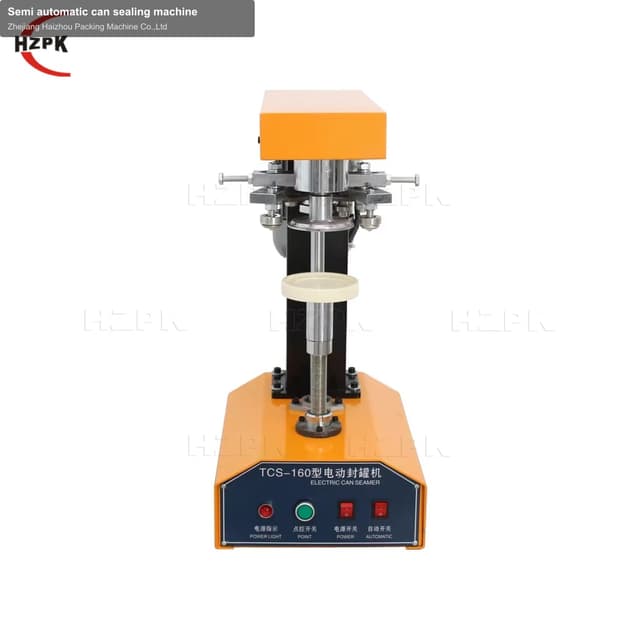Semi automatic can sealing machine