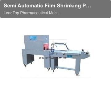 Semi Automatic Film Shrinking Packing Machine