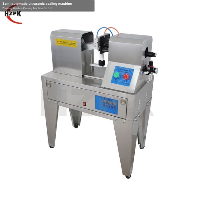 Semi-automatic ultrasonic sealing machine