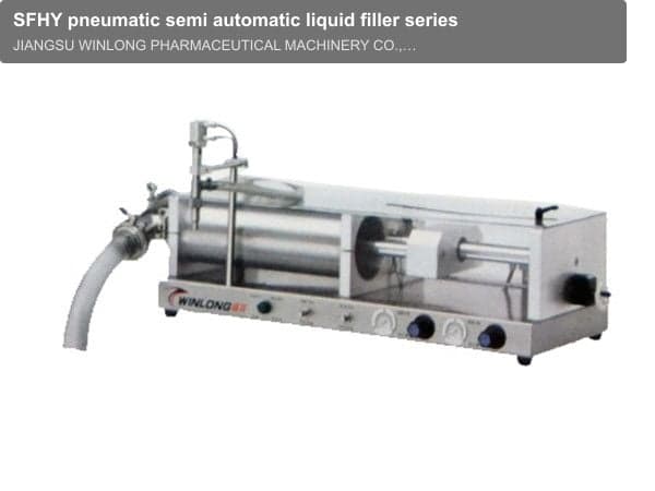 SFHY pneumatic semi automatic liquid filler series