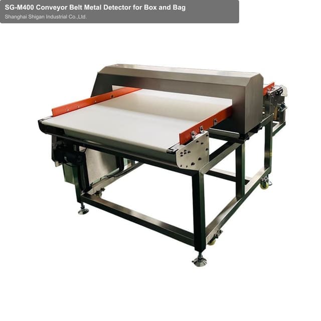SG-M400 Conveyor Belt Metal Detector for Box and Bag