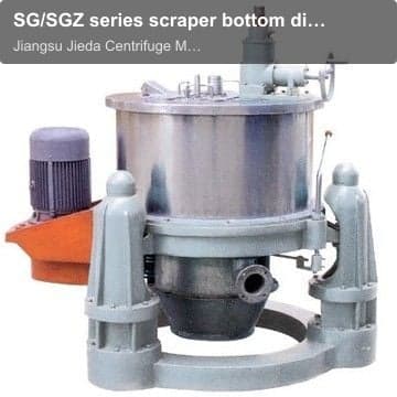 SG/SGZ series scraper bottom discharge automatic centrifuge