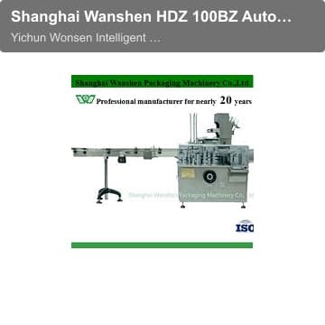 Shanghai Wanshen HDZ 100BZ Automatic Cartoning machine
