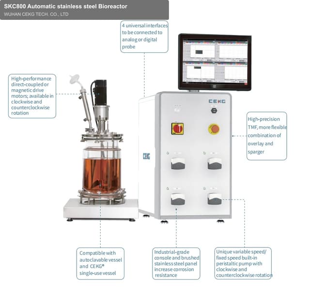 SKC800 Automatic stainless steel Bioreactor