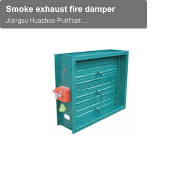 Smoke exhaust fire damper