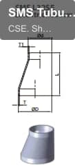 SMS Tubular Items SMS L32SEEccentric Reducer
