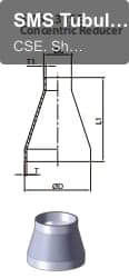 SMS Tubular ItemsSMS L31SEConcentric Reducer