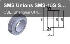 SMS Unions SMS-15S SHORT WELDING MALE