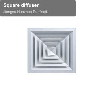 Square diffuser