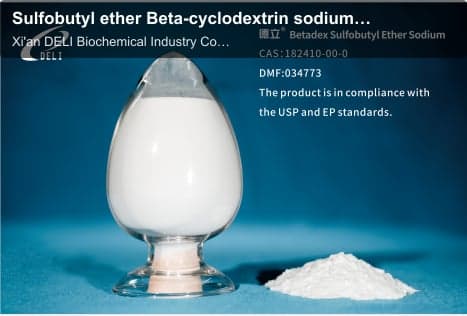 Sulfobutyl ether Beta-cyclodextrin sodium SBECD 182410-00-0