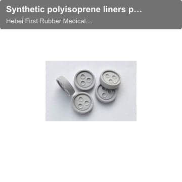 Synthetic polyisoprene liners pharmaceutical use (PP Stoppers)