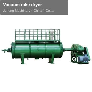 Vacuum rake dryer