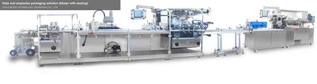 Vials and ampoules packaging solution (blister with sealing)