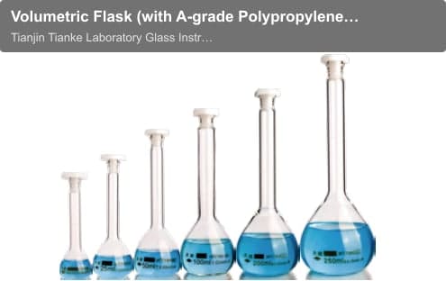Volumetric Flask (with A-grade Polypropylene stopper) Tare Type lN