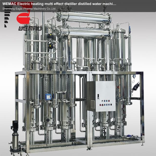 WEMAC Electric heating multi effect distiller distilled water machine