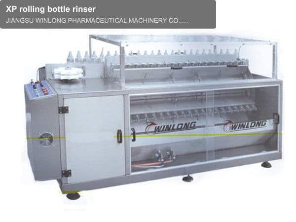 XP rolling bottle rinser