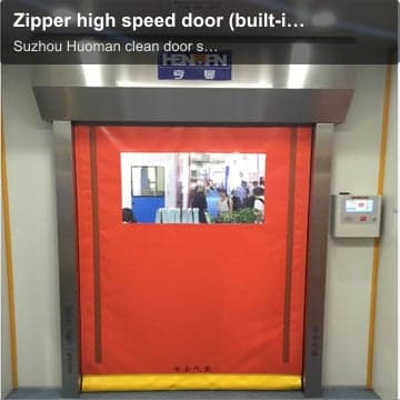Zipper high speed door (built-in motor)
